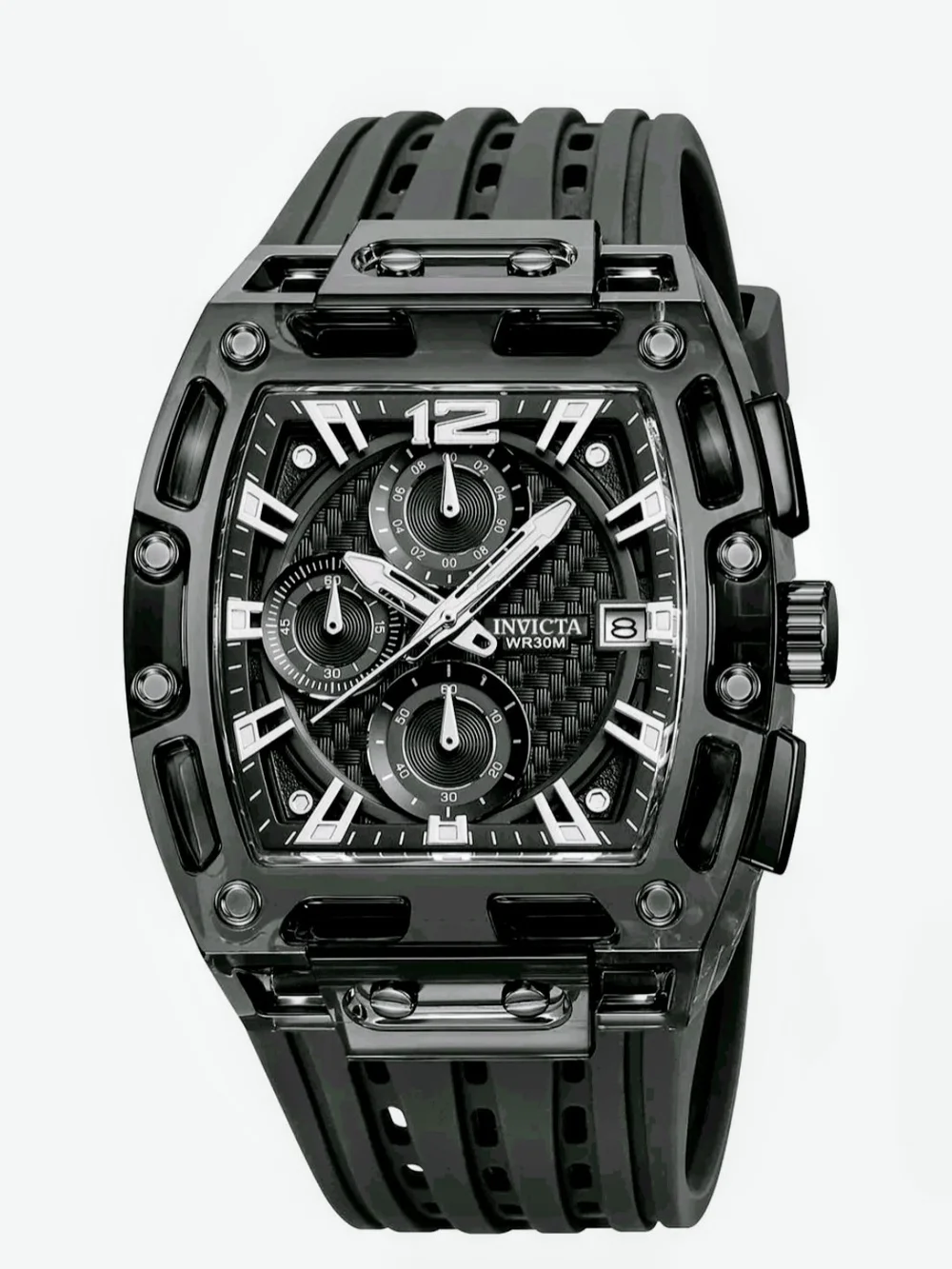 Invicta S1 Rally Allogrip Black Chronograph Men's Watch